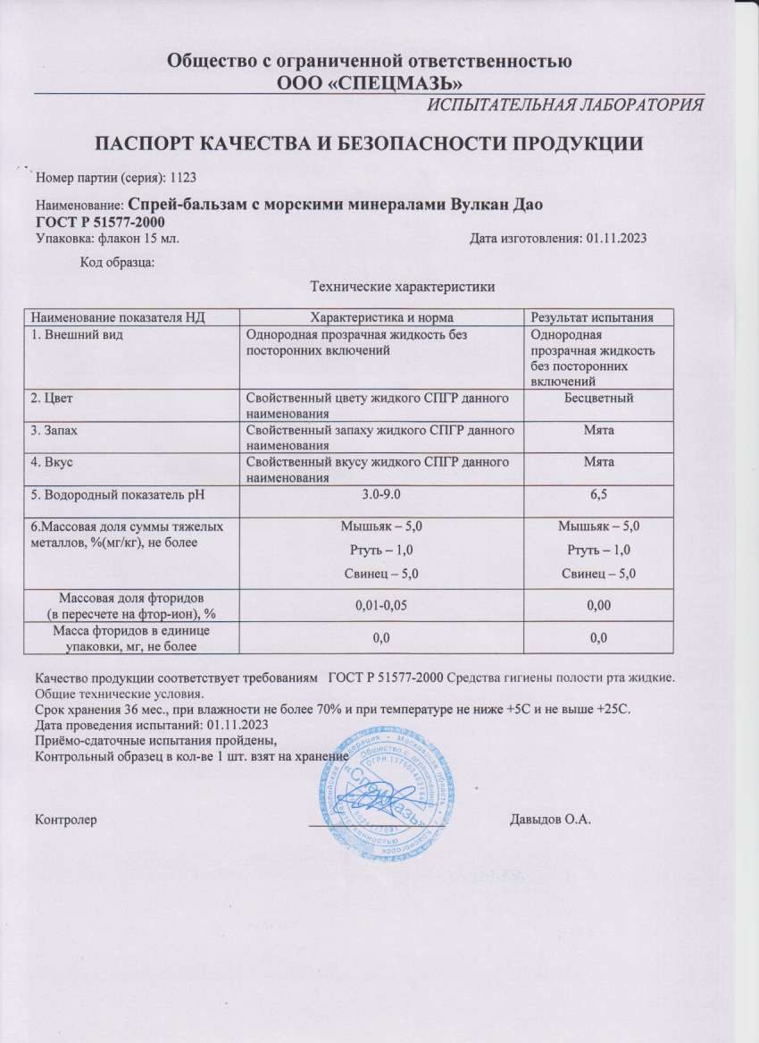 Паспорт №112023